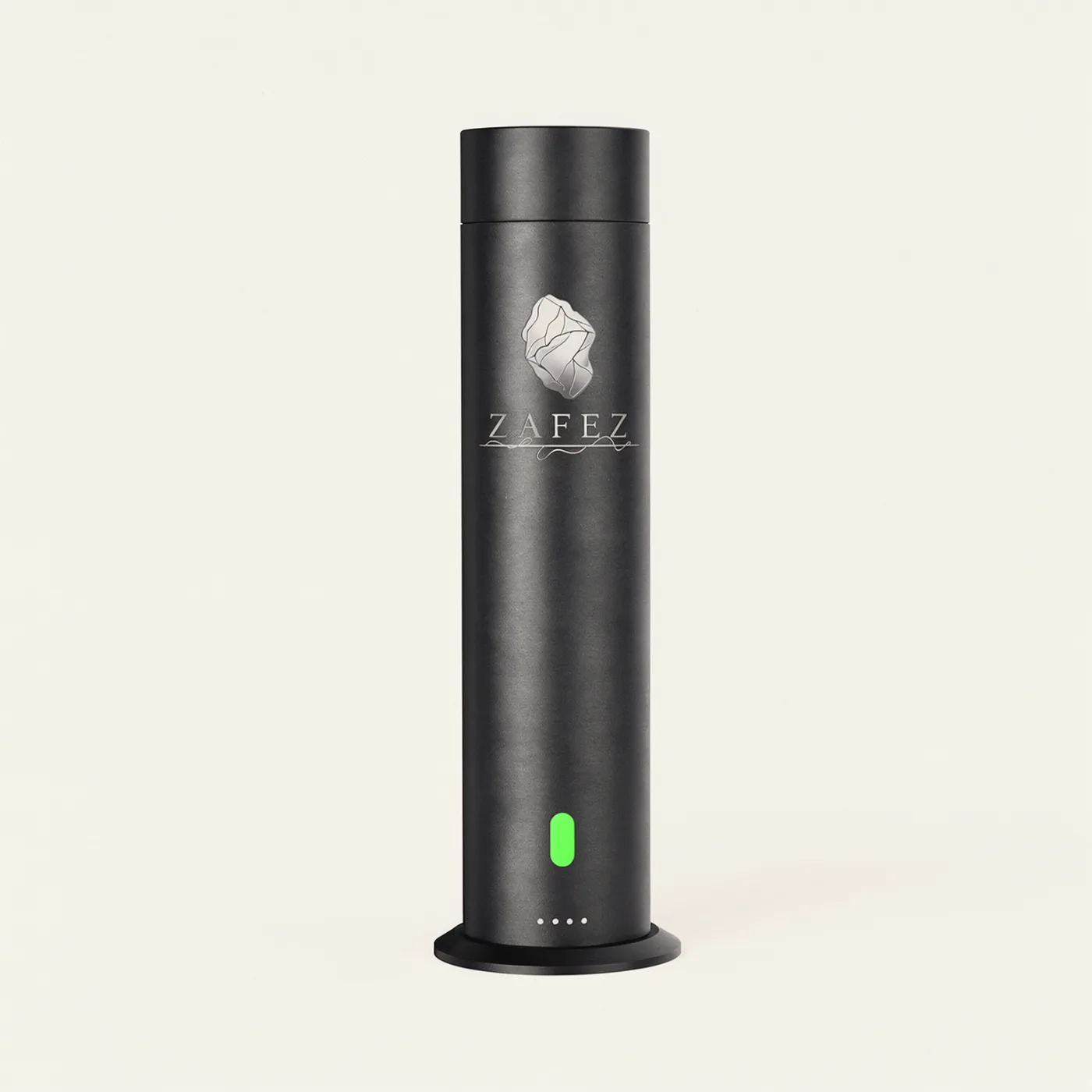 Black ZAFEZ diffuser with the emblem on the housing